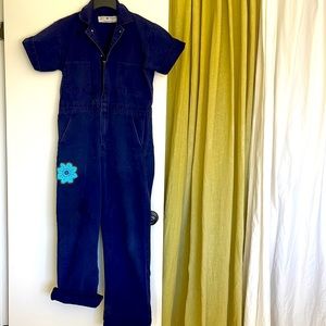 Vintage Red Kap 100% cotton overalls, color blue size 40 , slightly distressed,